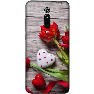                       REDMI K20 / K20 PRO ( flowers wallpaper, love) PRINTED BACK COVER                                              