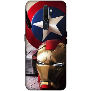                       OPPO A5 (2020) / OPPO A9 (2020)  ( avengers, super hero) PRINTED BACK COVER                                              