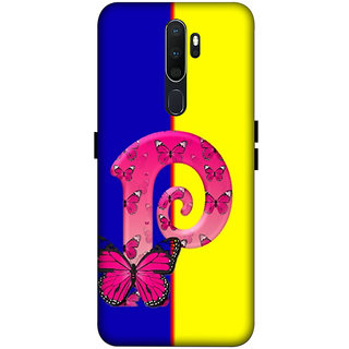                       OPPO A5 (2020) / OPPO A9 (2020)  ( p name, letter name) PRINTED BACK COVER                                              