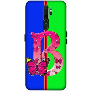                       OPPO A5 (2020) / OPPO A9 (2020)  ( b name, letter name) PRINTED BACK COVER                                              