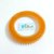 THE PAWXI RUBBER SPIKE RING DOG TOY FOR PET DOG TEETH CLEANING, PLAYING AND FETCH TOY (6 INCH, COLOUR-Orange)