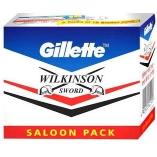 50 Lames De Rasoir Double Tranchant Gillette Wilkinson Sword - Acier Inoxydable