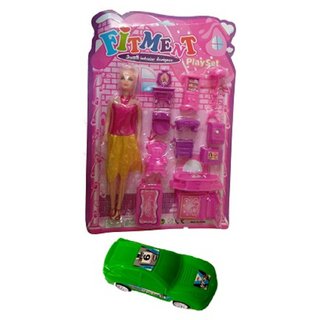 Small Interior Doll + Car