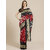 SVB Saree Red And Black Bandhani Print Art Silk  saree