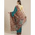 SVB Saree Blue Colour Kalamkari Art Silk Printed Saree With Tassels