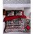 Peponi 190TC Glace Cotton Floral Prints Supreme King Size Double Bed 108 inch x 108 inch Bedsheet with 2 Pillow Covers