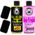 Amwax All In One Polish And Sealant 500 ml, Tyre Shine Glossy 500 ml, 2 Applicator Combo