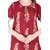 Malkaa India Womens Trendy Stylish Designer/Regular Printed Short Kurtis(RED/MAROON)