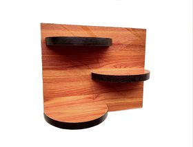 Rectangular Floating Wall shelves for Living Room  Bedroom  Kitchen  Office Decoration comes with 3 Shelf wit