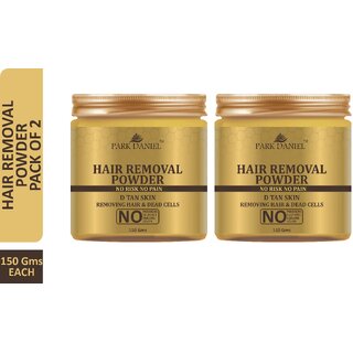 Park Daniel Herbal Hair Removing Waxing Powder-2 bottles(300 gms)