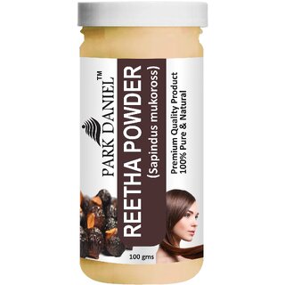                       Park Daniel Premium Reetha Powder - For Silky & Smooth Hairs (100 gms)                                              