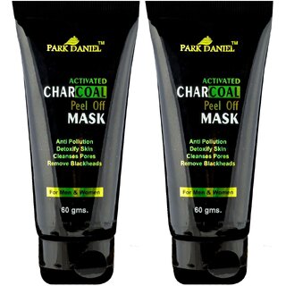                       Park Daniel Activated Charcoal Peel off Mask -2 tubes( 120 gms)                                              