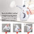 Fast Heat-up Portable Handheld Garment/Facial Vapor Steamer Iron Brush for Home and Travel Handy