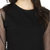 Casual Regular Sleeves Solid Women Black Top