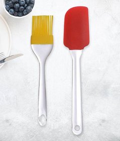Kitchen4U Silicone Flat Pastry Brush  (Pack of 2)