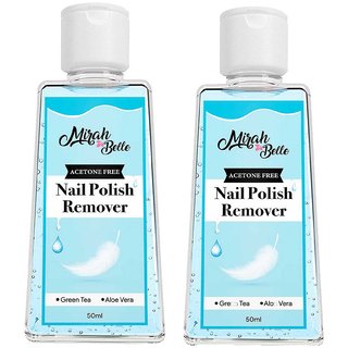 Mirah Belle - Nail Polish Remover Pack of 2 (50 ML)