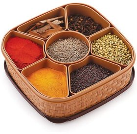 Antic Spice Plastic Container And Masala Box - 1000 ml (Set of 1)