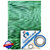TUFFPAULIN 40FT X 30FT 150 GSM Green Heavy Duty Tarpaulin Tirpal Tadpatri Tharpai Thadika, UV Water Resistant