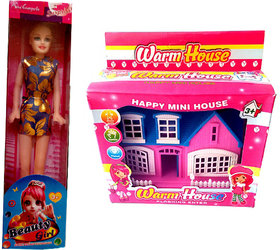 Happy mini house + Doll