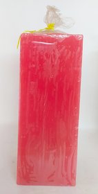 Unscented Pillar Candle Hand Crafted Candle (PACK OF one )