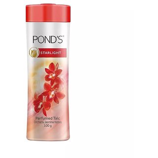                       Pond's Starlight Perfumed Talc Powder Orchid  Jasmine - 100 g                                              