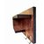 Key Hanger for Home Side Rectangular Shelf Wall Shelves for living Room, Bedroom, Kitchen, Office Set of 1 Color- Brown