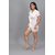 Faiseanta Premium Satin Shirt Short Set White Loungewear Luxury Nightwear for Women and Girls (White, Medium)