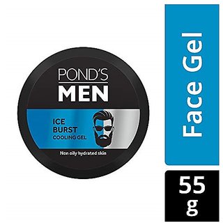 POND'S Men Ice Burst Cooling Non-Oily Hydrated Soothing Face Gel, 55 g POND'S Men Ice Burst Cooling Non-Oily Hydrated Soothing Face Gel, 55 g