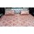 Peponi King Size Jaquard Woven Premium Silk Double Bedsheet with 2 Pillow Covers (Multicolour, 90 x 100 Inch) - Red  Go