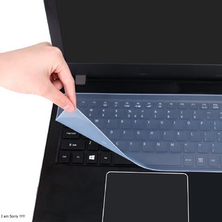 Universal Silicone Keyboard Protector Skin for 14-inch Laptop Keyguard Keyboard Skin (Transparent)