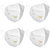 Status N95 Mask With Respirator White Pack Of 4