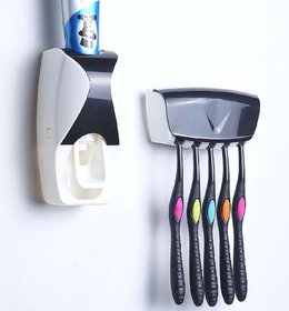 Shopper52 Automatic Plastic Wall Mounted Toothpaste Dispenser