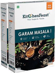 Garam Masala 200 Gram - (2 Pack of 100 Gram) - KitchenFeast