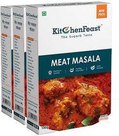 Meat Masala 300 Gram - (3 Pack of 100 Gram) - KitchenFeast