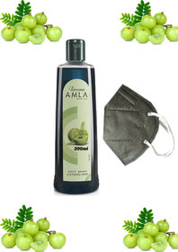 Amway Persona hair oil 200ml  x 1 for Soft Shiny Strong Hair  Worlds Best result Hair care Amla Oil with 1 N95 mask