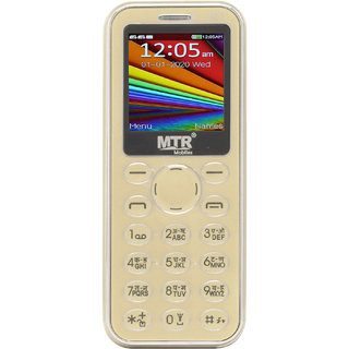 MTR M1 Bluetooth Dialer Mobile with Dual SimDual StandbyCameraMp3 PlayerFlash Light