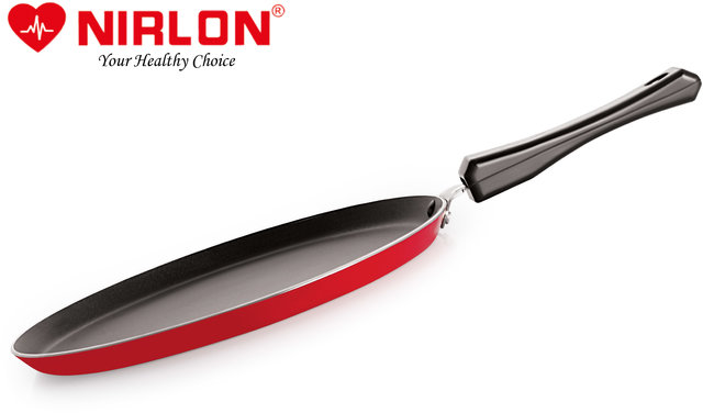 Buy Nirlon Aluminium Non Stick Tawa - With Handle, 28 Cm, 4 Mm