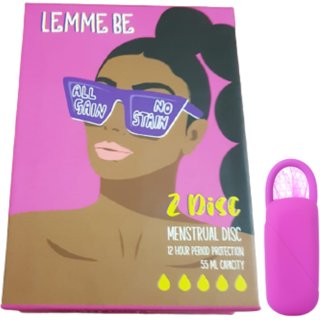 Lemme Be Z Disc - Reusable Menstrual Disc For Women  100 Medical Grade Silicone