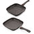 Celebrino 2 Pieces Grill Pan Set,Removable Handle,Aluminum Cookware for Induction-Gas Stove Tops