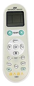 JusCliq Baba 1001 Universal AC Remote Control with Dual sensors for Better Range, Compatible with Most of The Brands