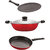 Nirlon Gas Compatible Non-Stick Non Induction Aluminium Cookware Set of 3 Pieces