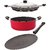 Nirlon Non-Stick 3 Piece Aluminium Gas Compatible Kitchen Utencils Combo Gift Set