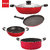 Nirlon Non Stick Cookware Kitchen Cooking Gift Set of 4 Pieces