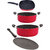 Nirlon Kitchen Utensils Non-Stick Cookware Set 4 Pieces