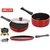 Nirlon Nonstick Aluminium Rust Free 3 Piece Non-Induction Kitchenware Gift Item Set with Bakelite Handle