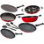 Nirlon Kitchen Accessories for Cooking Non Stick Aluminium Cookware Combo Gift Set - 9 Pieces, Red