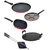 Nirlon Aluminium Non Stick Cookware Pots and Pans Set of 5 Pieces