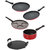 Nirlon Non Stick Cookware Kitchen Cooking Gift Set of 5 Pieces