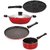 Nirlon Non-Stick Aluminium Multi Colour Cookware Combo Set