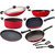 Nirlon 3 Layer Non-Stick Coated Aluminium Rust Free Cooking Utensil Set 9 Piece